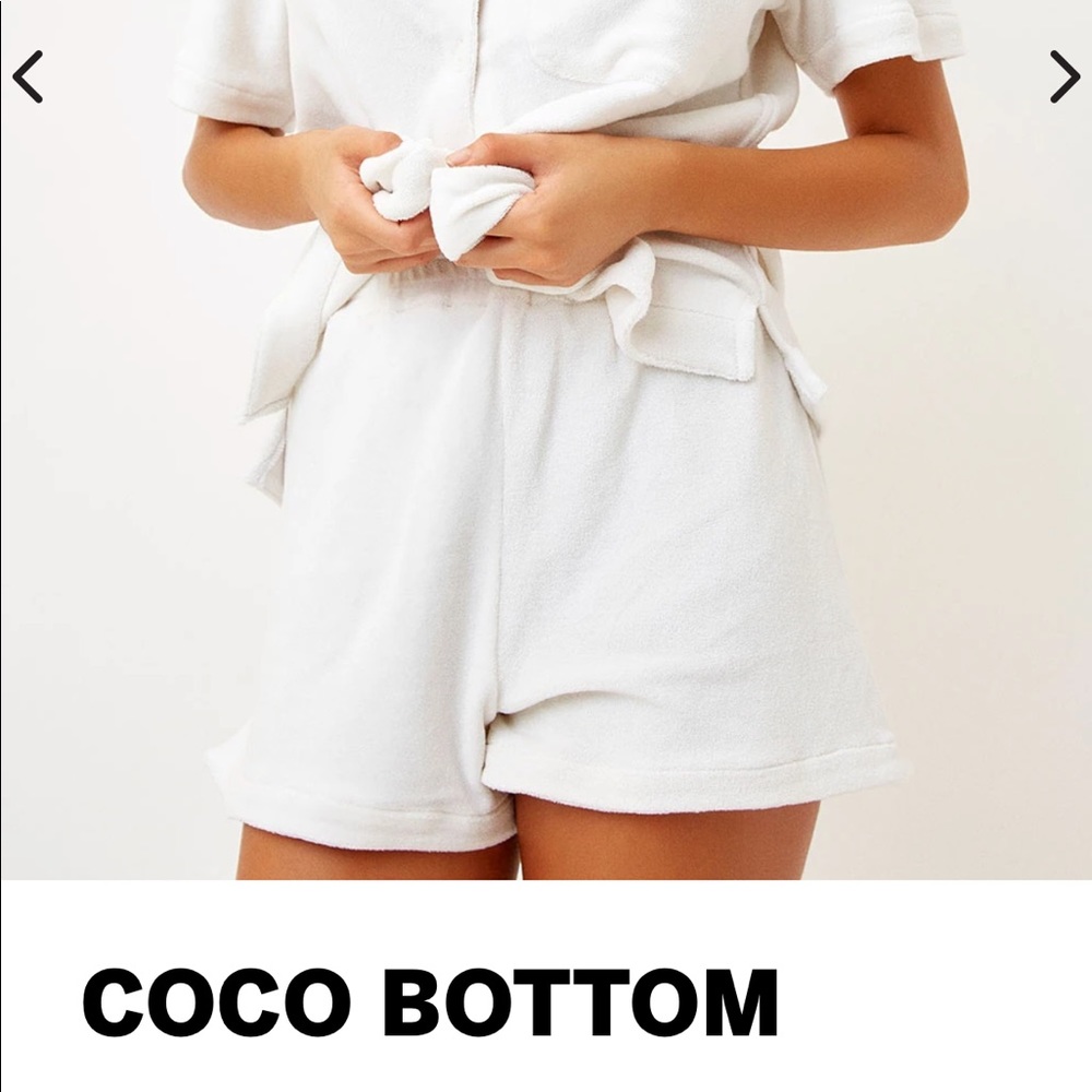 Frankies bikinis terry towel shorts